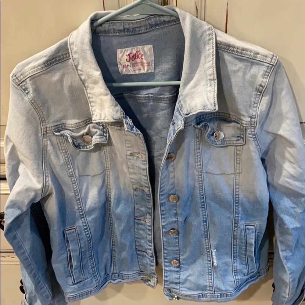 Ombré Denim Jacket